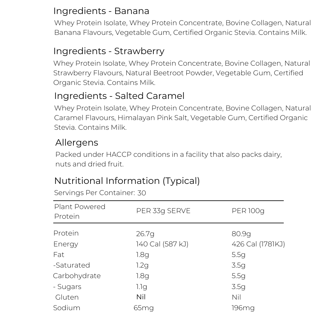 Rebuild Whey + Collagen -Sample