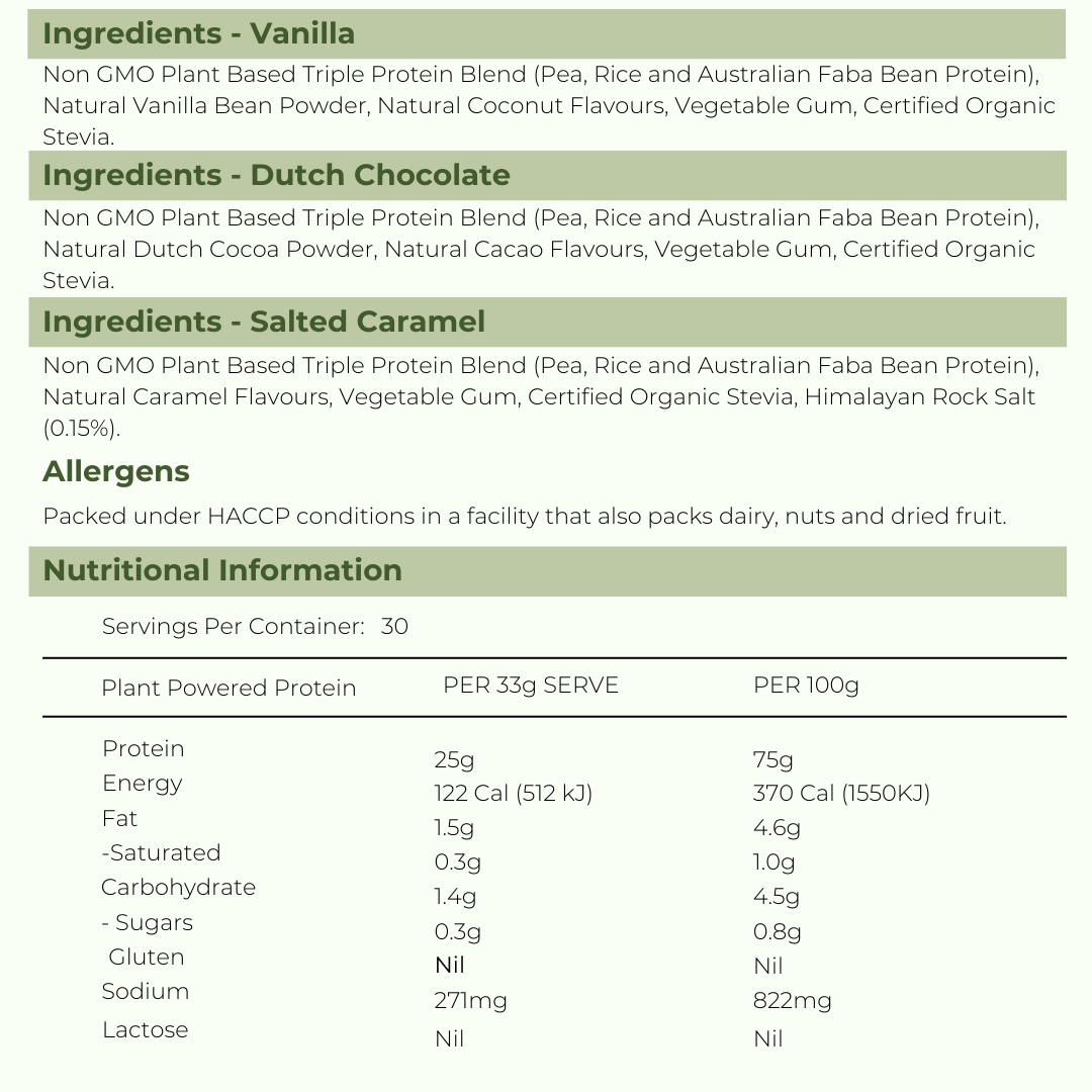 Plant Powered Protein | Pure Ingredients, Peak Performance