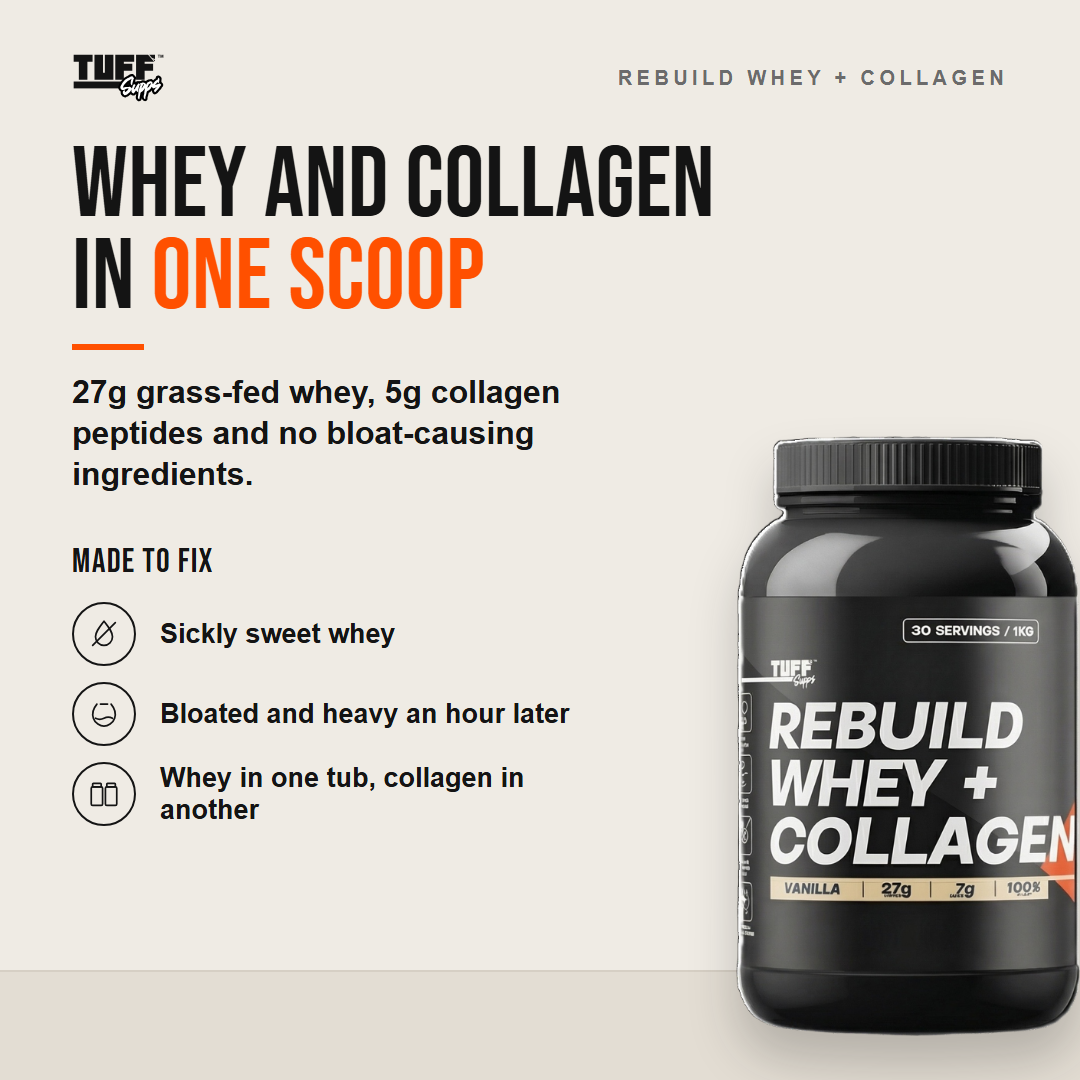 Rebuild Whey and Collagen | Grass-fed